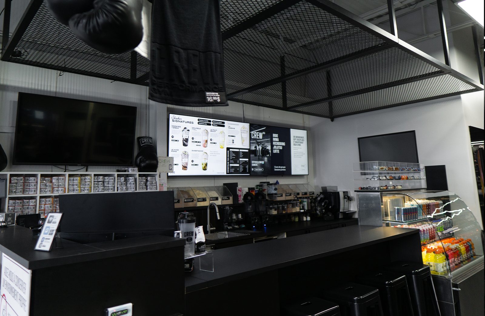 Le bar santé du Crew